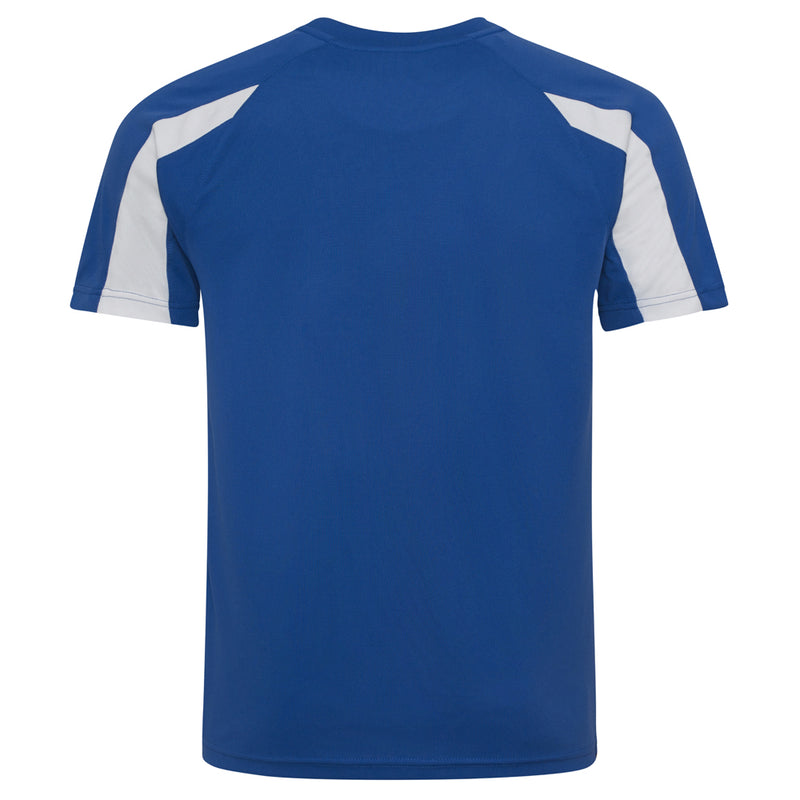 Unisex Contrast Fitness T-shirt - large logo on front only